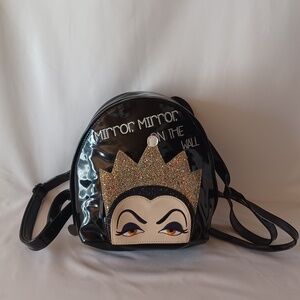 Danielle Nicole x Disney Evil Queen Mirror Mirror Mini Backpack Shimmery Black